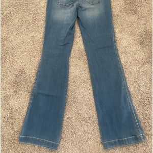 Skinny flare denim jeans